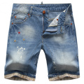 2016 Men′s Moda Algodão Denim Shorts